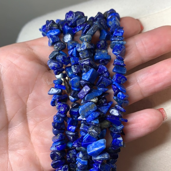 Sterling Ross & Simons Lapis Torsade Necklace - Picture 7 of 17